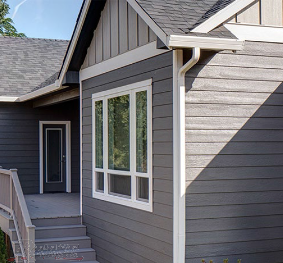 Engineered wood siding installed by Built Strong Exteriors.